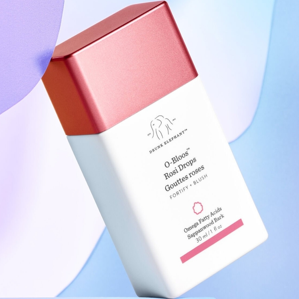 Drunk Elephant O-Bloos Rosi Drops - Rose Gold and White